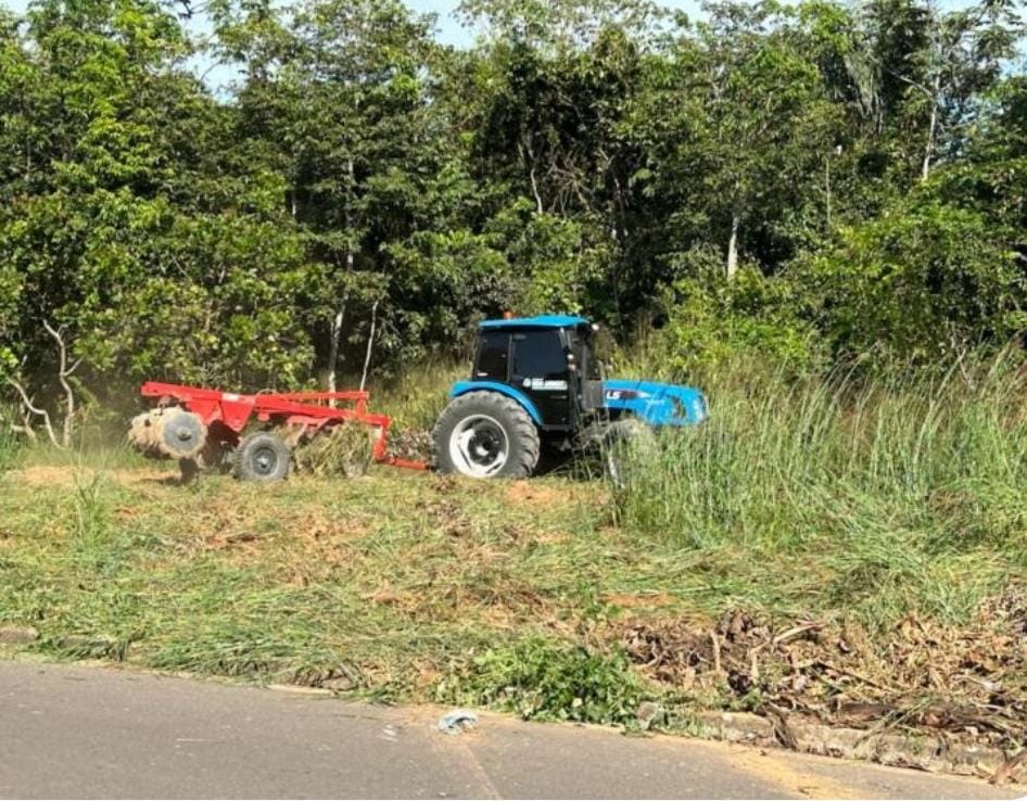 Prefeitura inicia limpeza de reserva e orienta população a não descartar lixo em locais irregulares