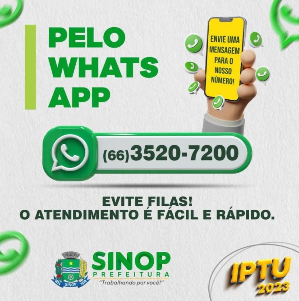 IPTU 2023 vence hoje (15) com desconto de 15% à vista: guia pode ser retirada pelo whatsapp, site ou presencial