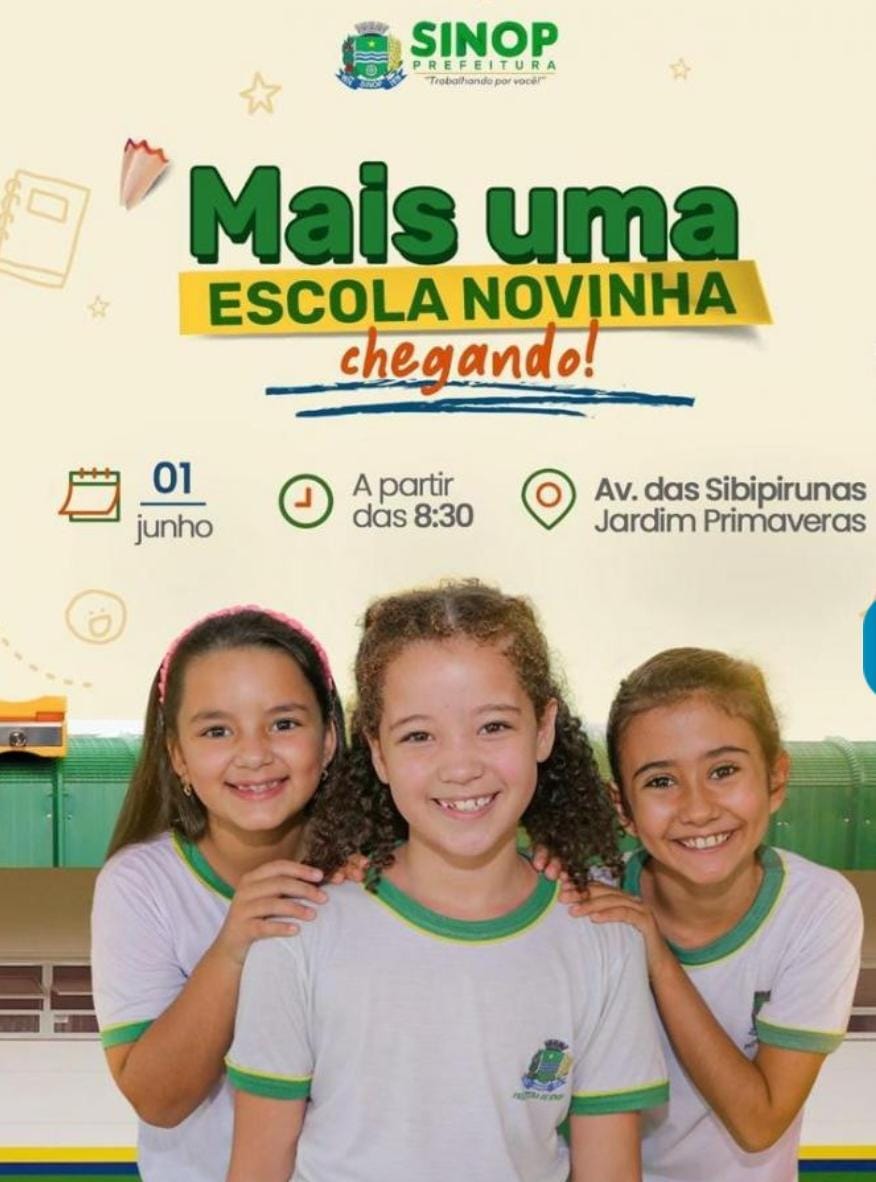 Prefeito Roberto Dorner inaugura amanhã escola no JD Primaveras para 320 alunos; essa é a 2ª unidade entregue pela gestão