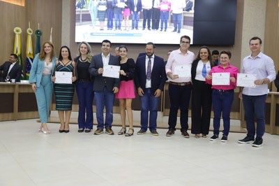 Paulinho Abreu presta homenagem à CDL SINOP pelos 40 anos de história no município