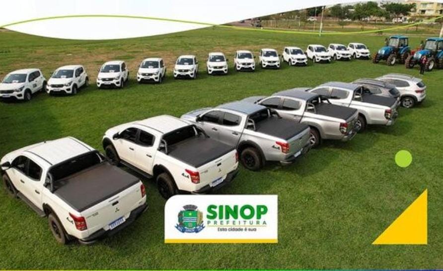 Prefeitura de Sinop entrega amanhã novas ambulâncias, carros e maquinários para melhorar estruturas e atendimentos