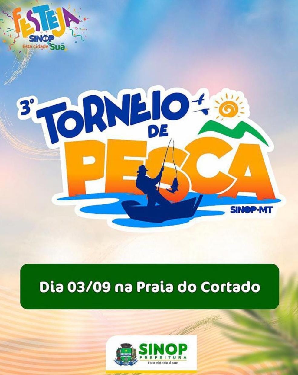 3ª edição do Torneio de Pesca terá premiação para participantes e escolha do rei e rainha do rio