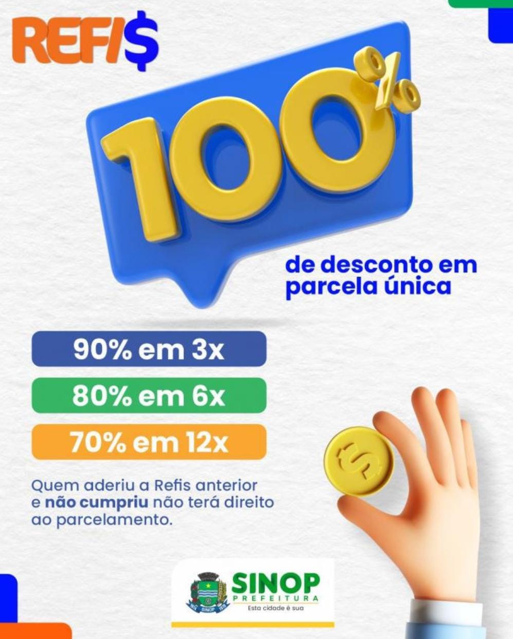 Adesão ao Refis 2023 segue até 04/10 com parcelamentos em 12x e até 100% de descontos em juros e multas