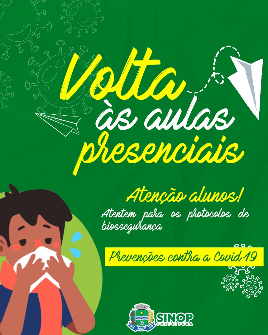 Educação orienta para retomada presencial das aulas em 4 escolas na segunda