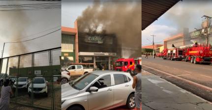 Incêndio atinge empresa de senador em Rondonópolis