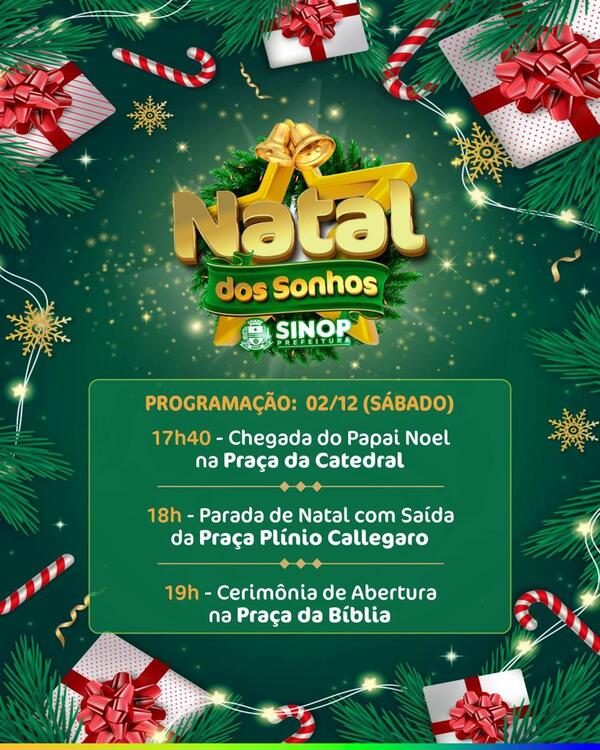 Abertura do Natal dos Sonhos é Hoje: roda gigante, casa do papai noel e parada natalina estão entre as atrações