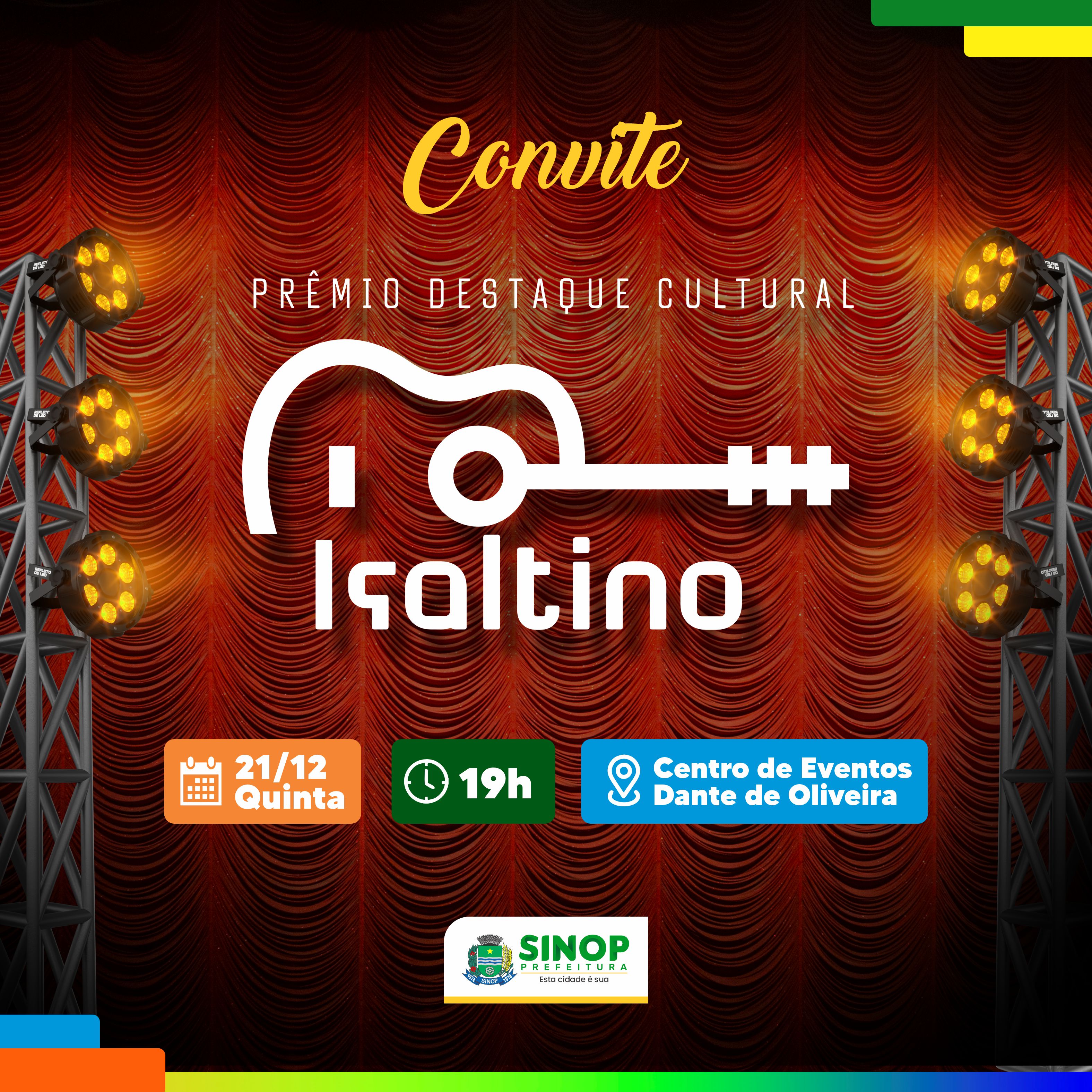 1º Prêmio Destaque Cultural Isaltino será hoje (21) no Centro de Eventos